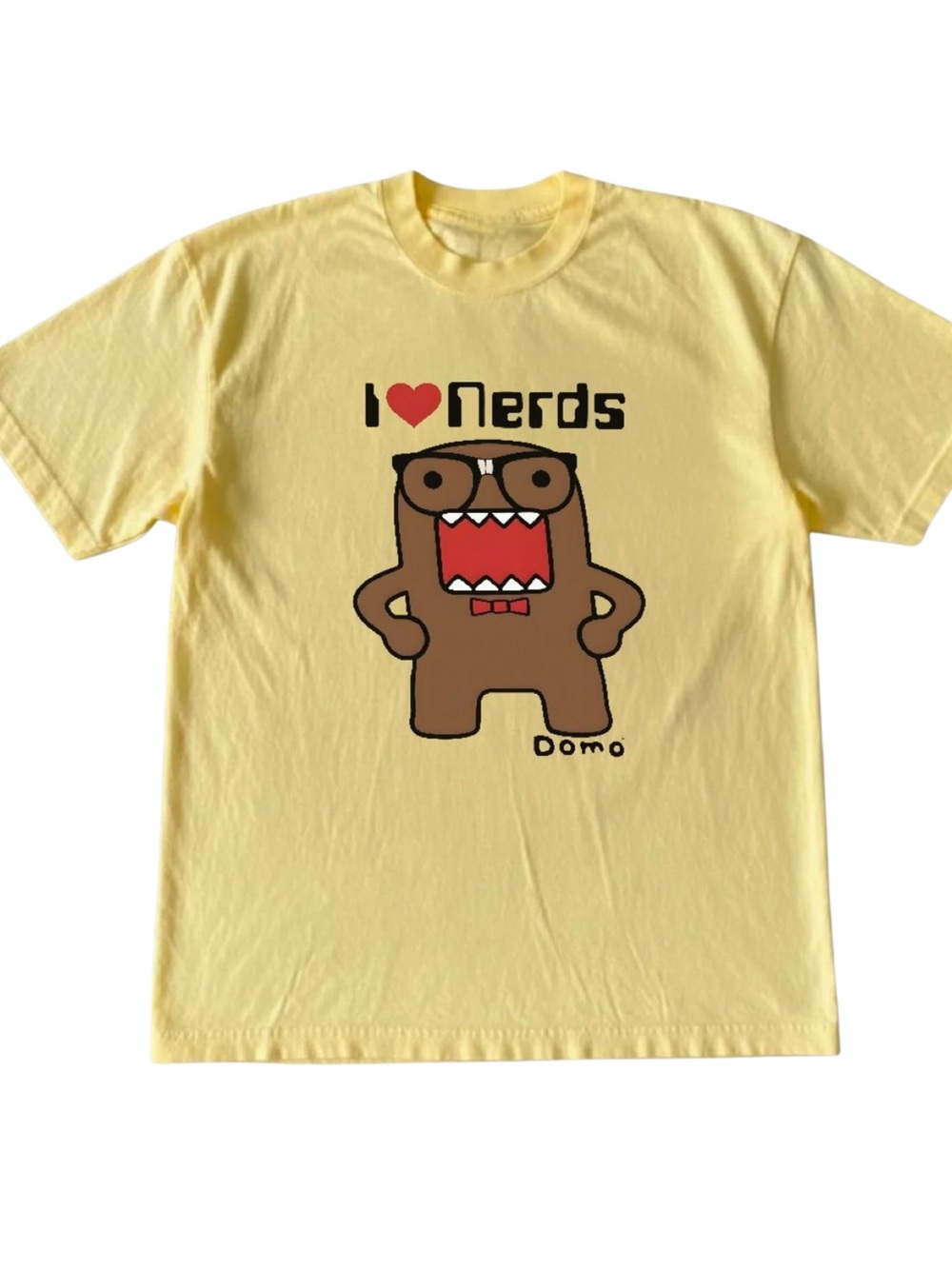 Gildan Yellow Nerd Graphic Tee